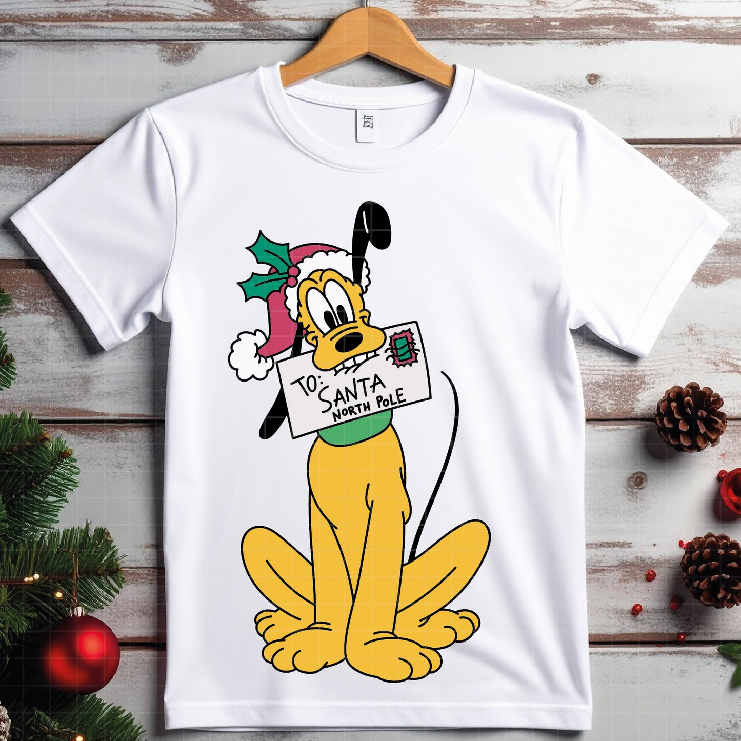 COD4164 - Pluto Merry Christmas svg, Mickey mouse svg, Mickey Svg, Disney svg, Christmas svg