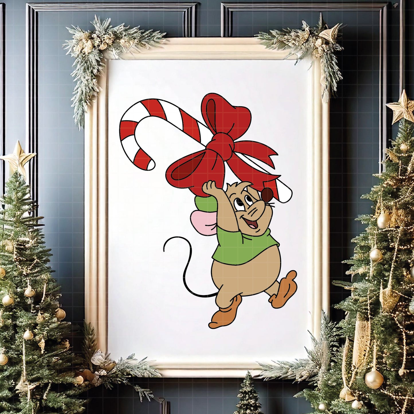 COD4165 - Gus gus christmas svg, Disney svg, cinderella svg, Silhouette, Cricut