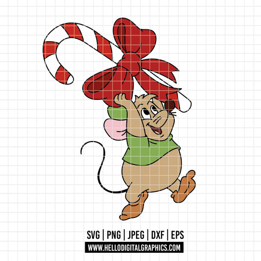 COD4165 - Gus gus christmas svg, Disney svg, cinderella svg, Silhouette, Cricut