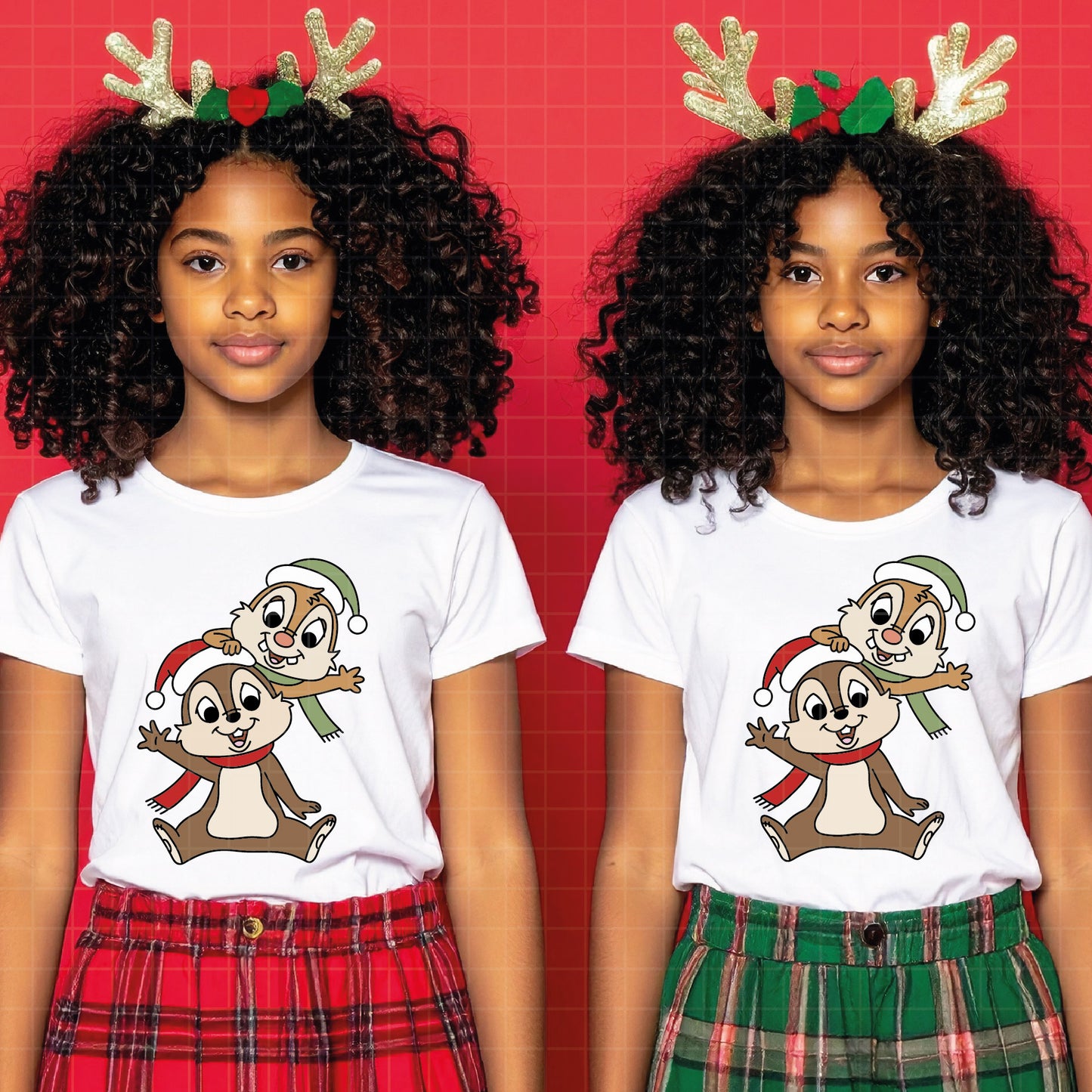 COD4167 - Chip and Dale Christmas Svg, chip Svg cut file for Cricut, Chip and Dale png, Double Trouble svg