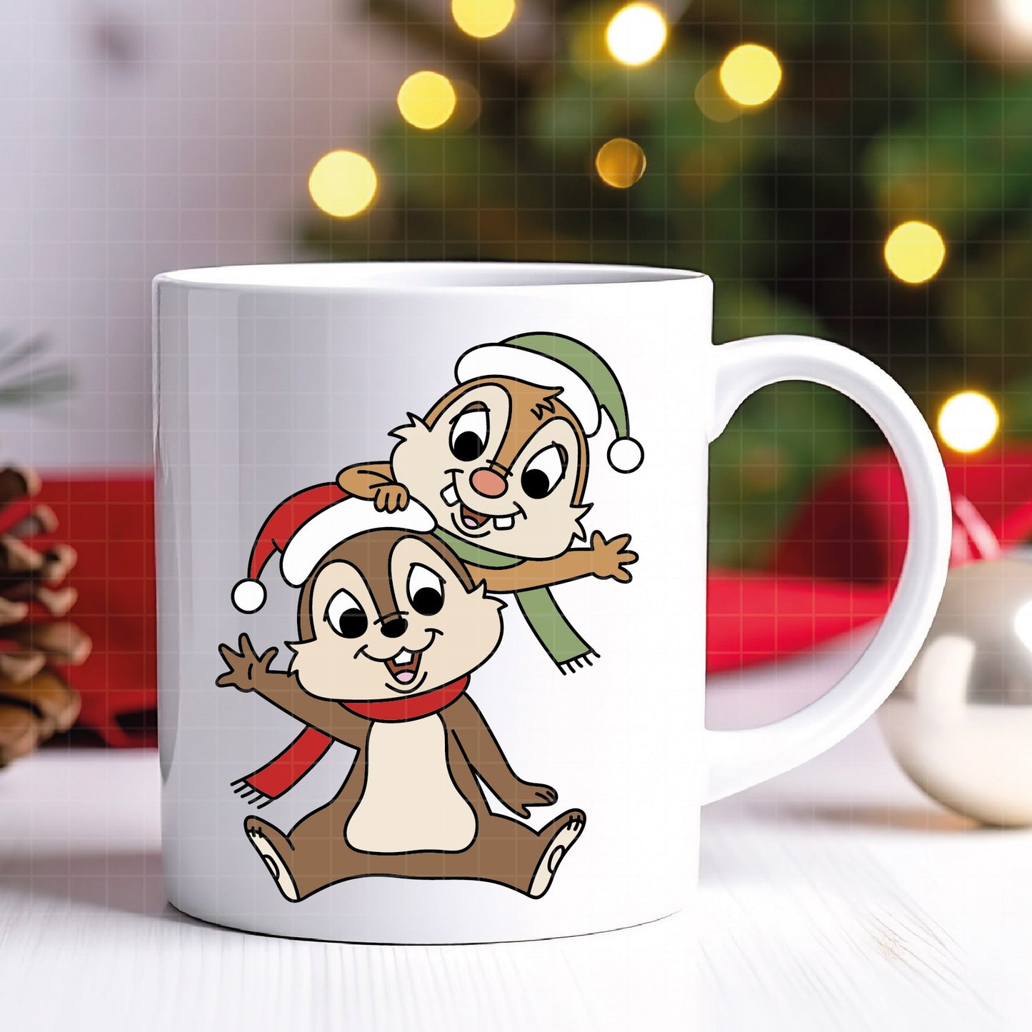 COD4167 - Chip and Dale Christmas Svg, chip Svg cut file for Cricut, Chip and Dale png, Double Trouble svg