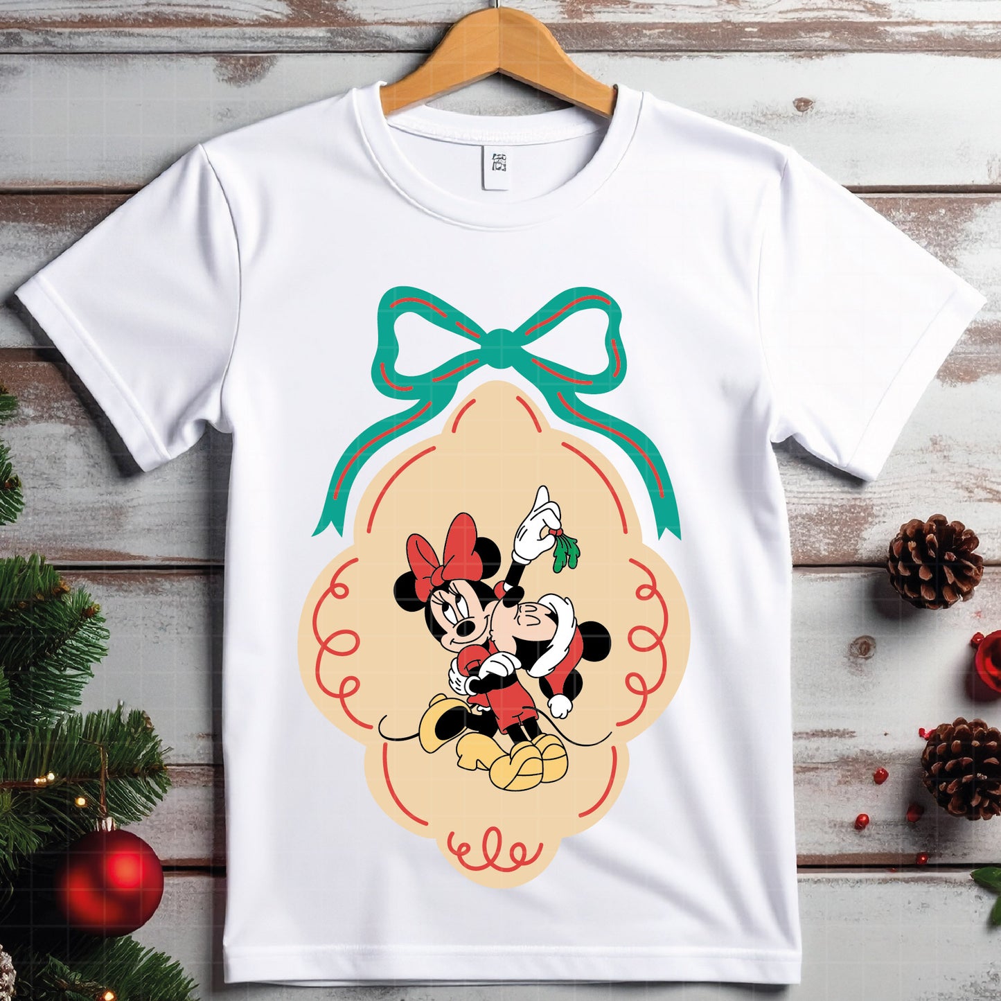 COD4169 - Mickey and minnie christmas svg, Disney svg, mickey svg, minnie svg, Silhouette, Cricut