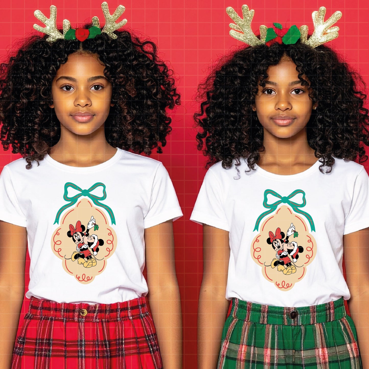 COD4169 - Mickey and minnie christmas svg, Disney svg, mickey svg, minnie svg, Silhouette, Cricut