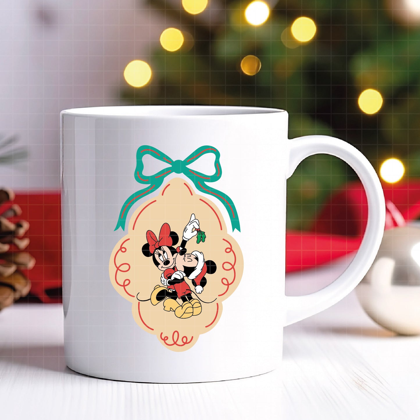 COD4169 - Mickey and minnie christmas svg, Disney svg, mickey svg, minnie svg, Silhouette, Cricut