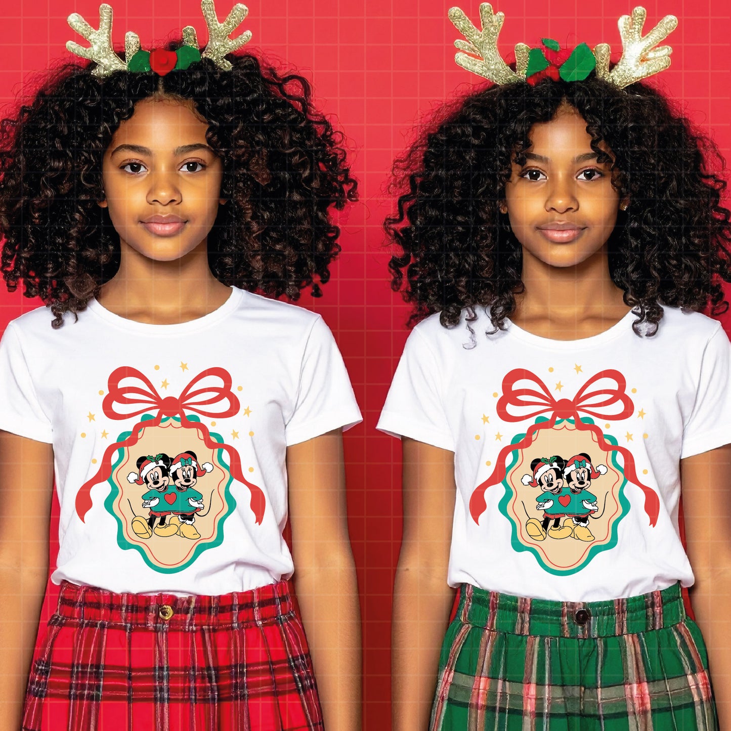 COD4170 - Mickey and minnie christmas svg, Disney svg, mickey svg, minnie svg, Silhouette, Cricut