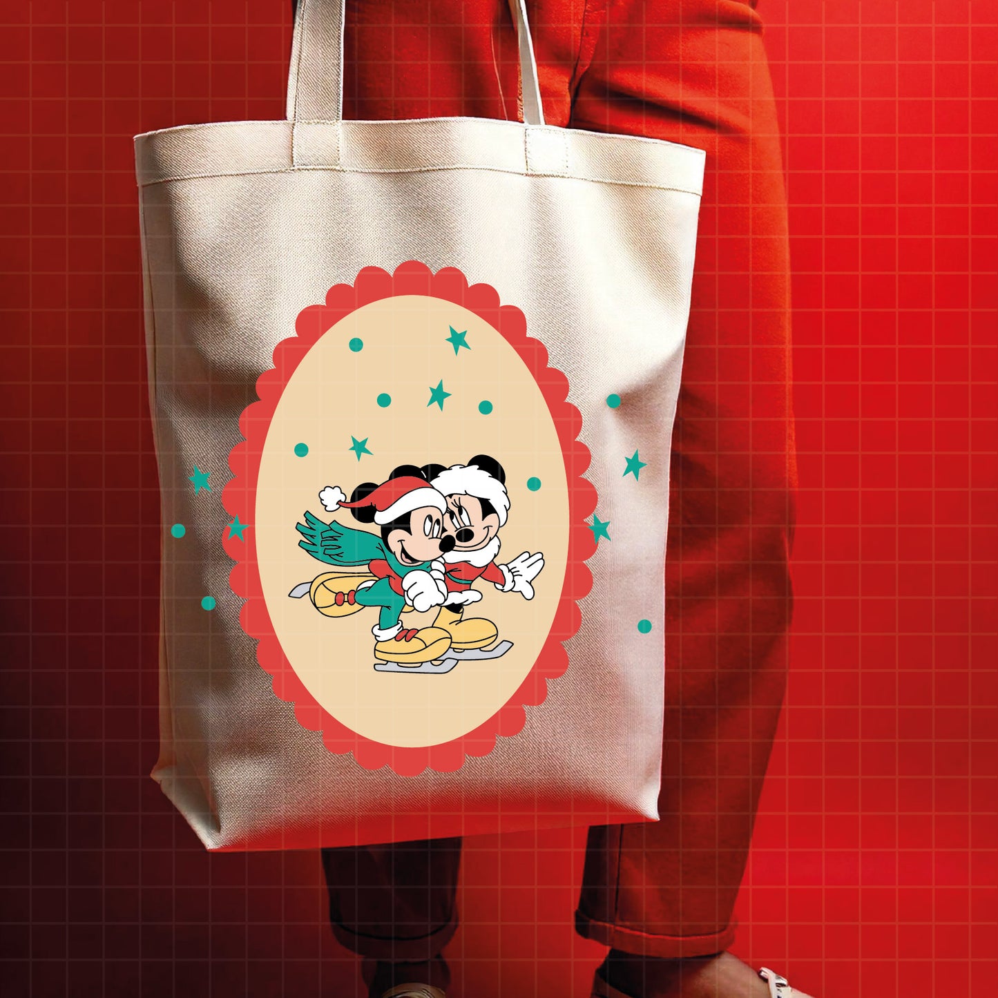 COD4172 - Mickey and minnie christmas svg, Disney svg, mickey svg, minnie svg, Silhouette, Cricut