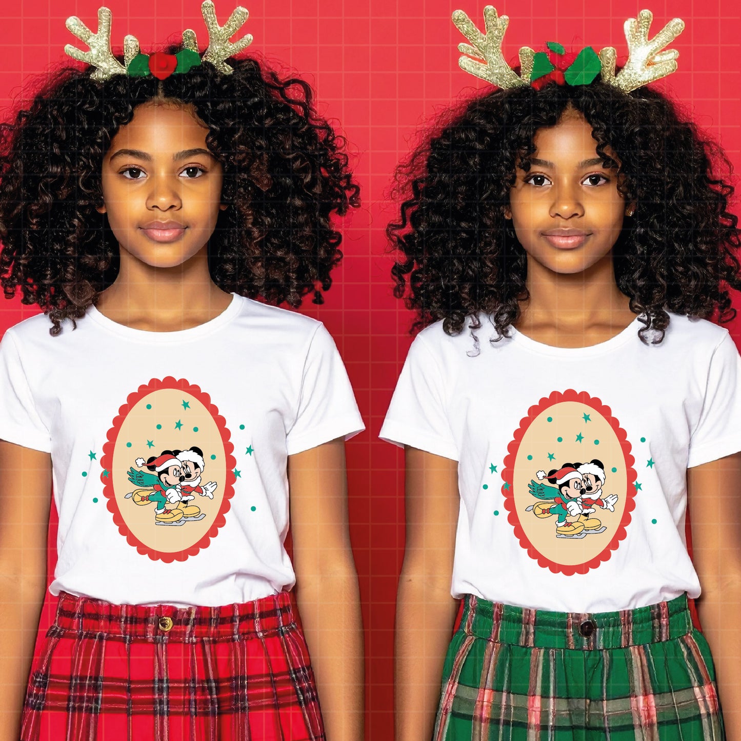 COD4172 - Mickey and minnie christmas svg, Disney svg, mickey svg, minnie svg, Silhouette, Cricut