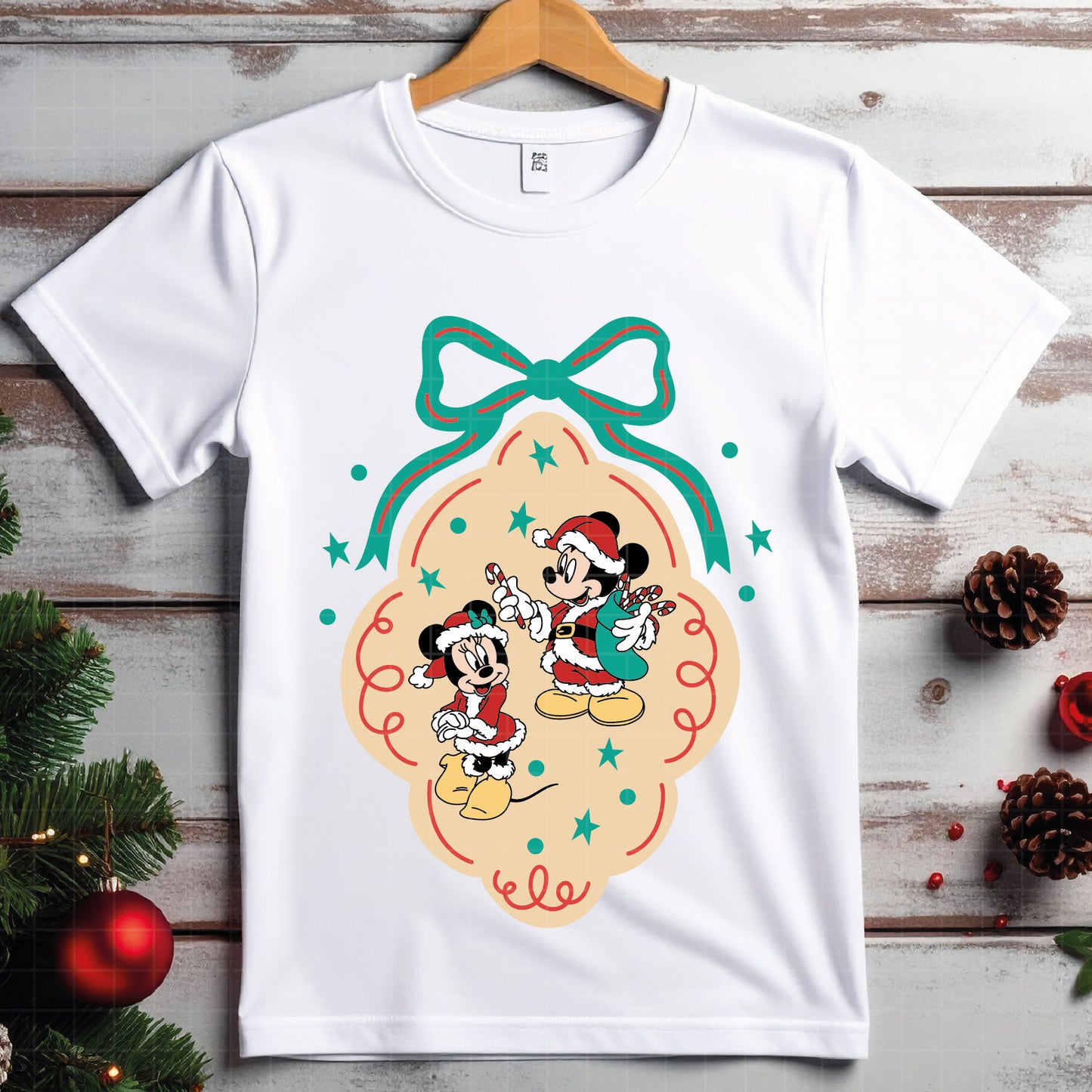 COD4173 - Mickey and minnie christmas svg, Disney svg, mickey svg, minnie svg, Silhouette, Cricut