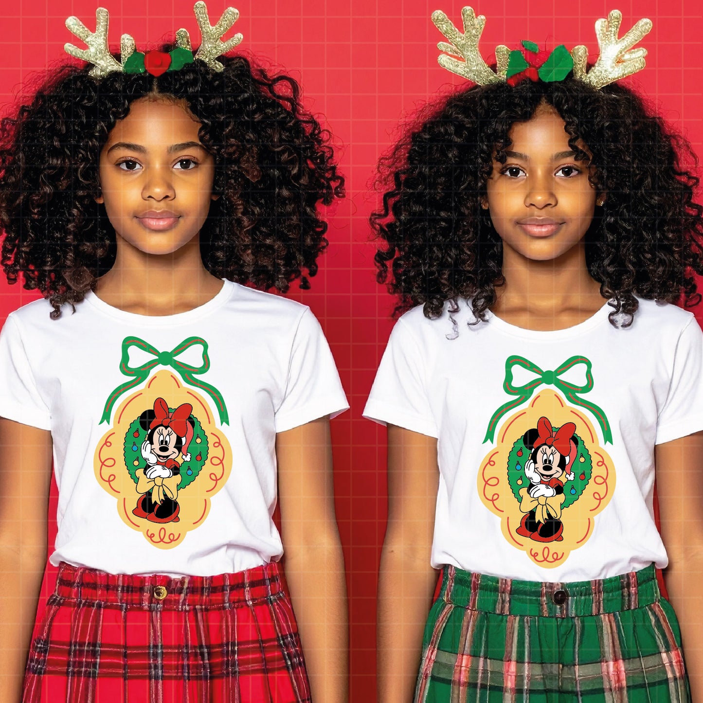 COD4174 - Mickey and minnie christmas svg, Disney svg, mickey svg, minnie svg, Silhouette, Cricut