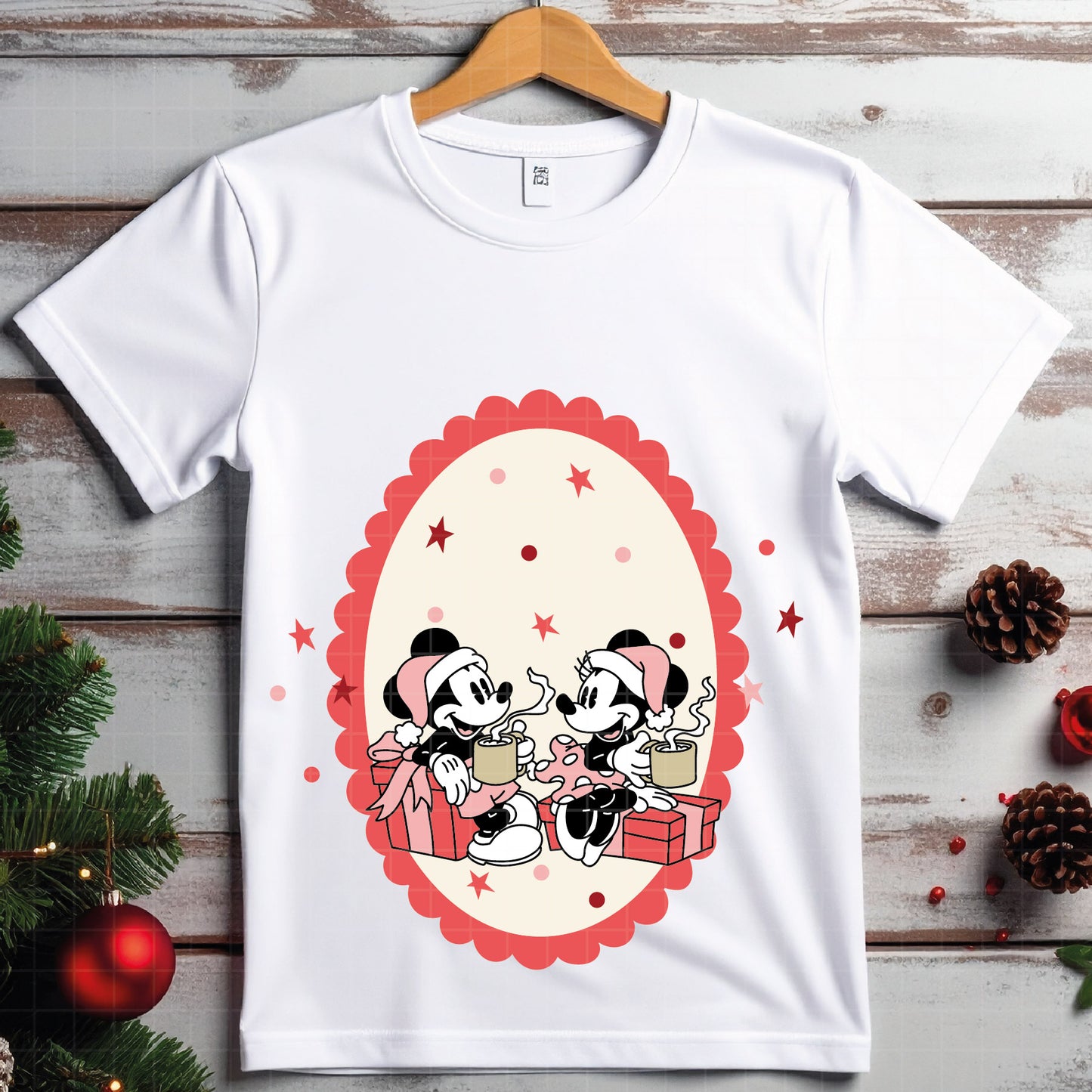 COD4176 - Mickey and minnie christmas svg, Disney svg, mickey svg, minnie svg, Silhouette, Cricut