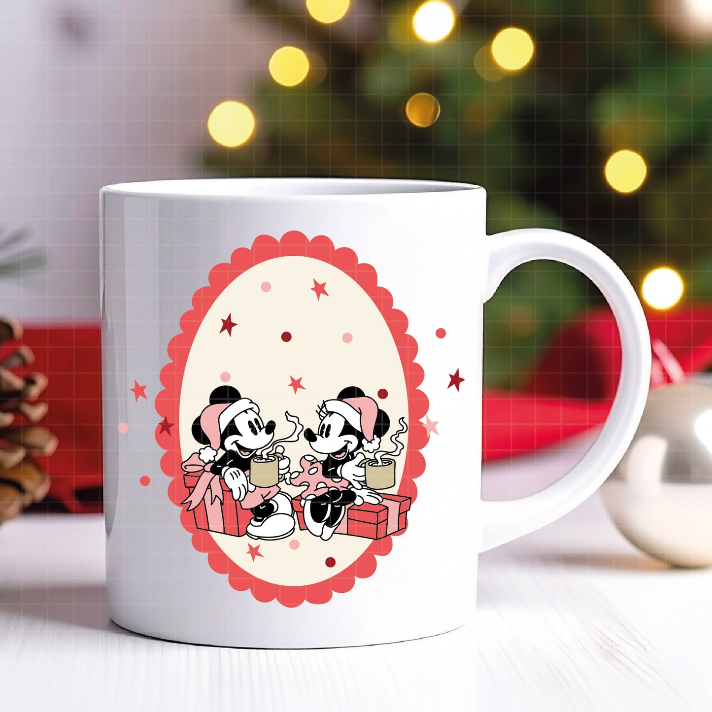 COD4176 - Mickey and minnie christmas svg, Disney svg, mickey svg, minnie svg, Silhouette, Cricut