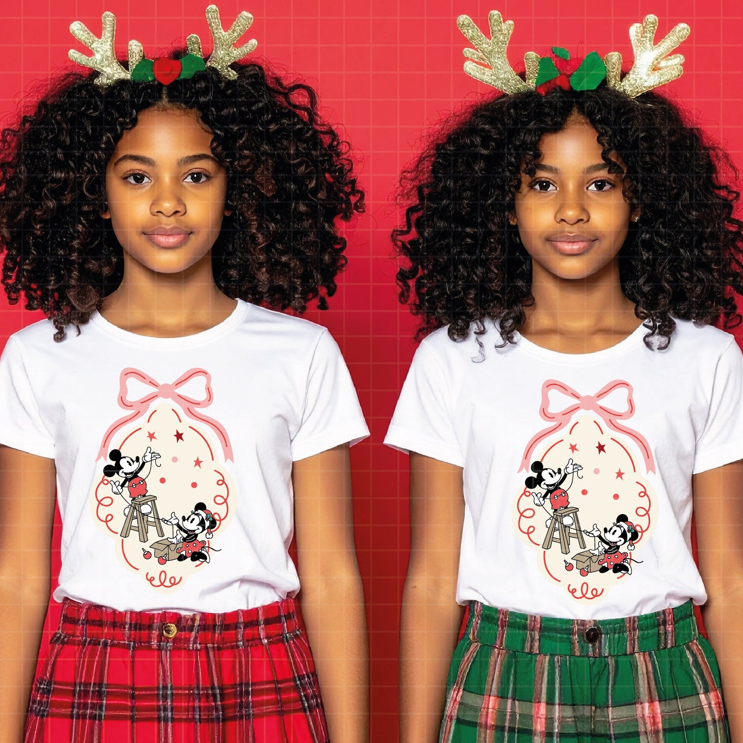 COD4178 - Mickey and minnie christmas svg, Disney svg, mickey svg, minnie svg, Silhouette, Cricut