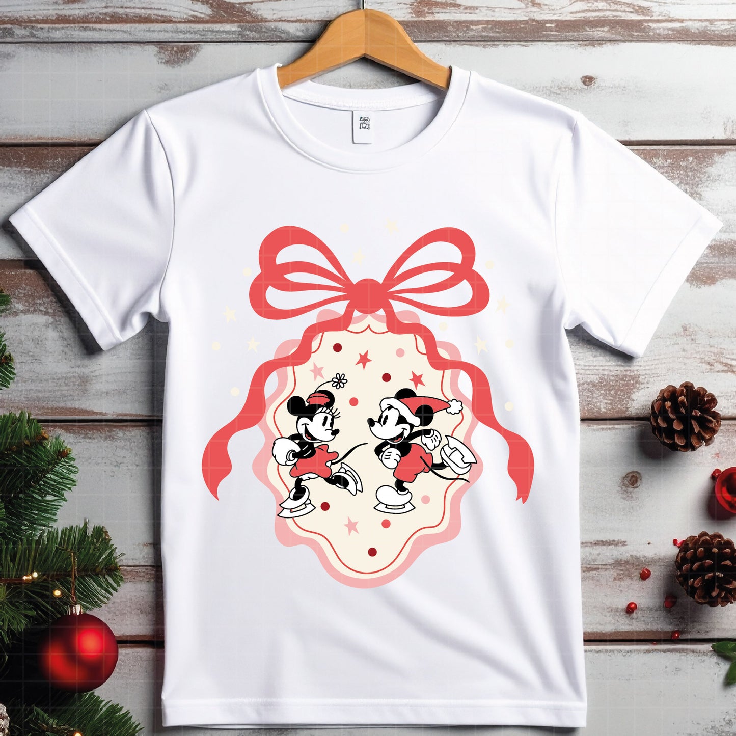 COD4180 - Mickey and minnie christmas svg, Disney svg, mickey svg, minnie svg, Silhouette, Cricut