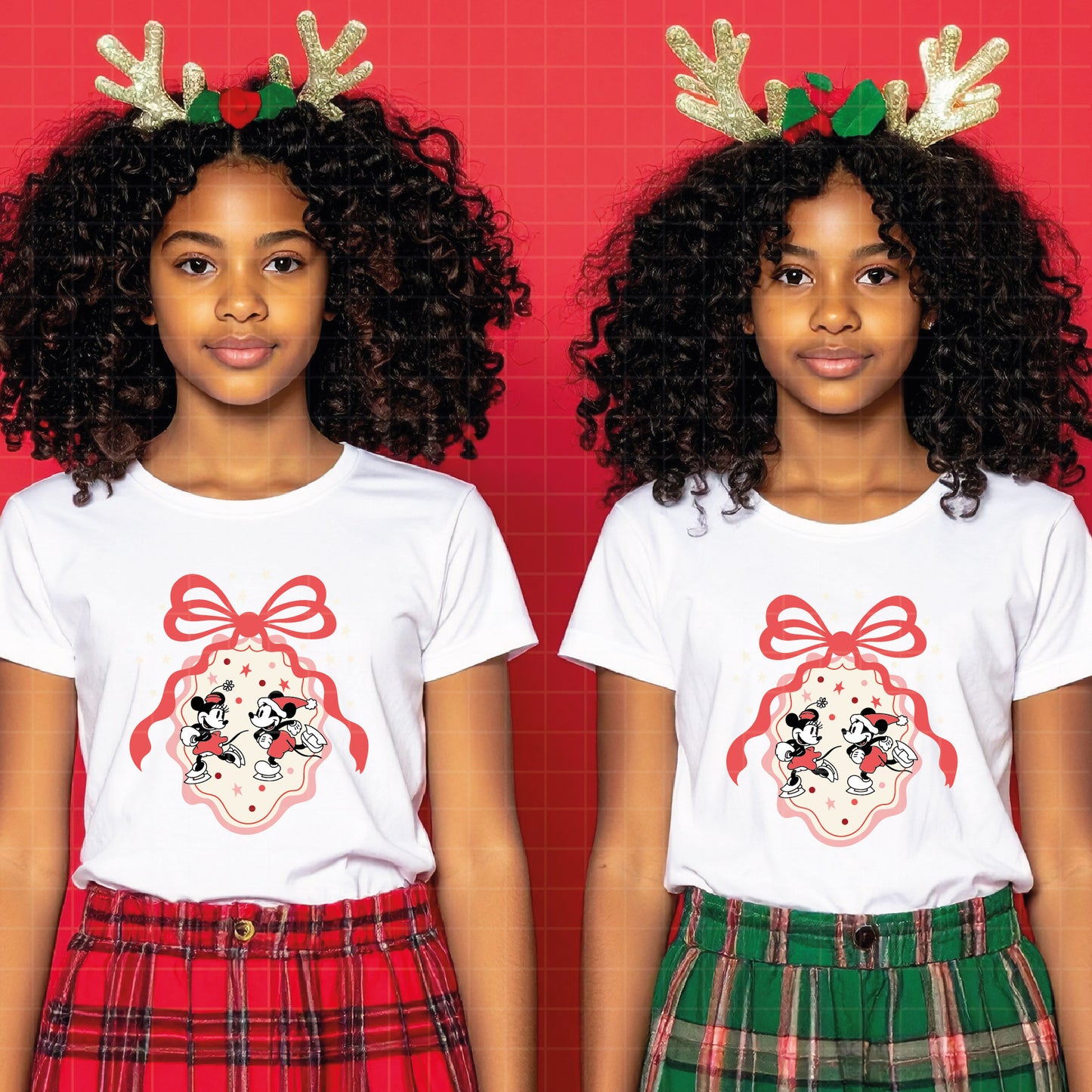 COD4180 - Mickey and minnie christmas svg, Disney svg, mickey svg, minnie svg, Silhouette, Cricut