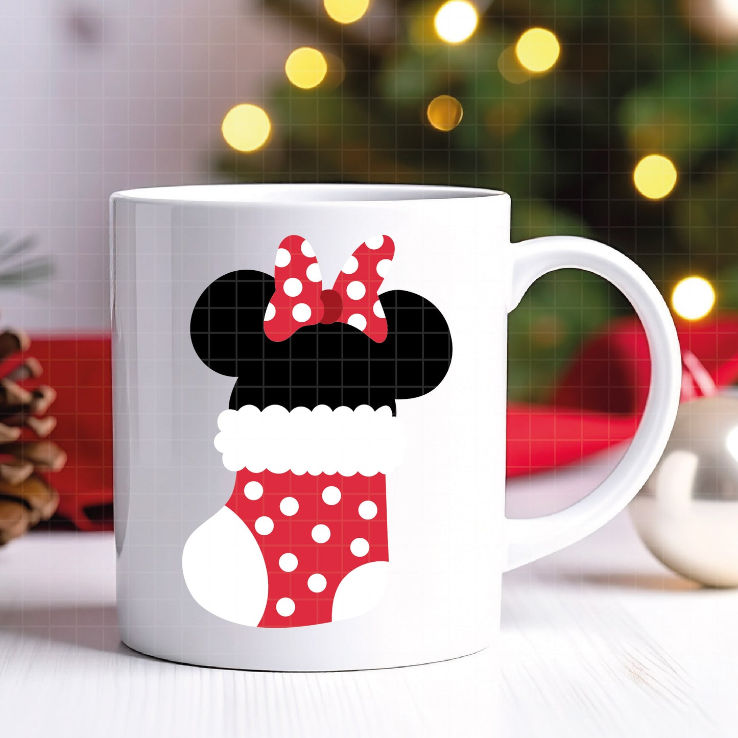 COD4188 - Mickey and minnie christmas svg, Disney svg, mickey svg, minnie svg, Silhouette, Cricut