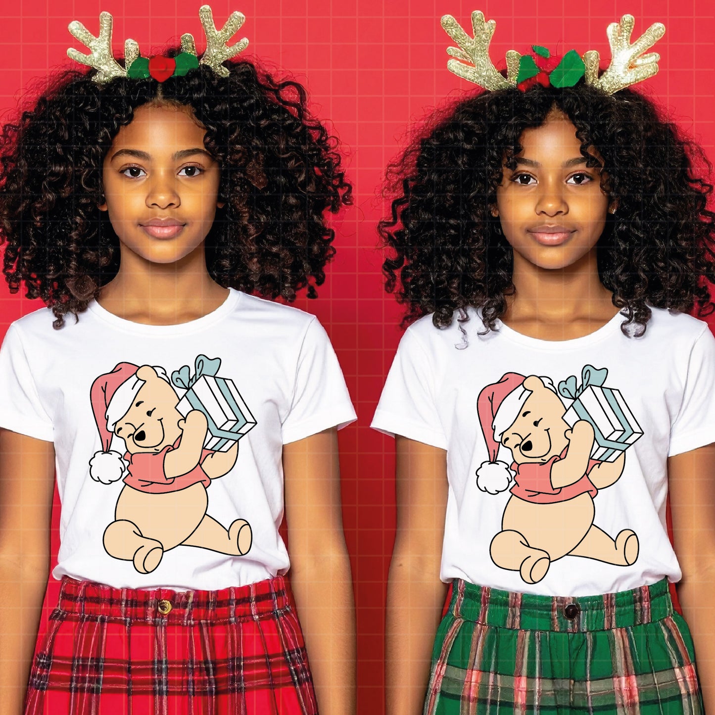 COD4189 - Christmas pooh svg, Winnie Pooh  svg, Winnie Pooh christmas cut file, disney svg, disney christmas sv