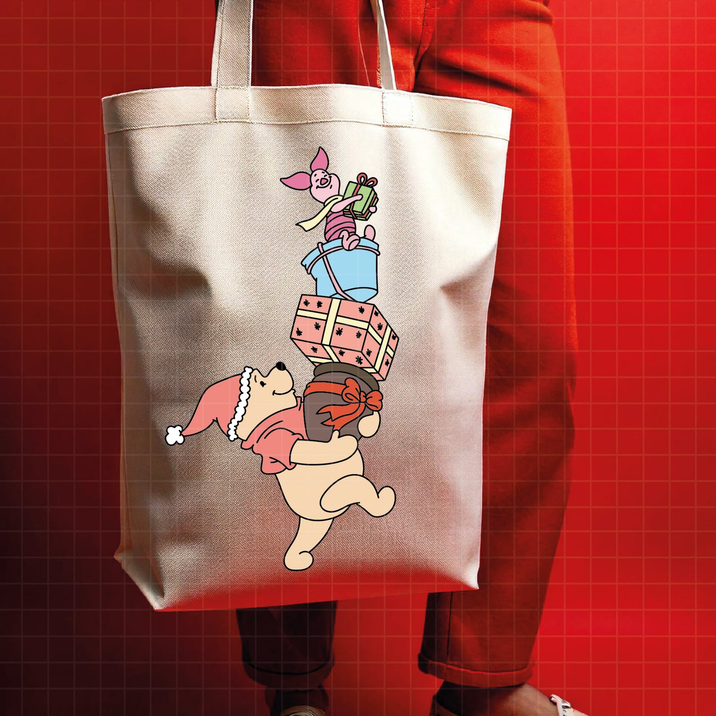 COD4191 - Christmas pooh svg, Winnie Pooh  svg, Winnie Pooh christmas cut file, disney svg, disney christmas svg