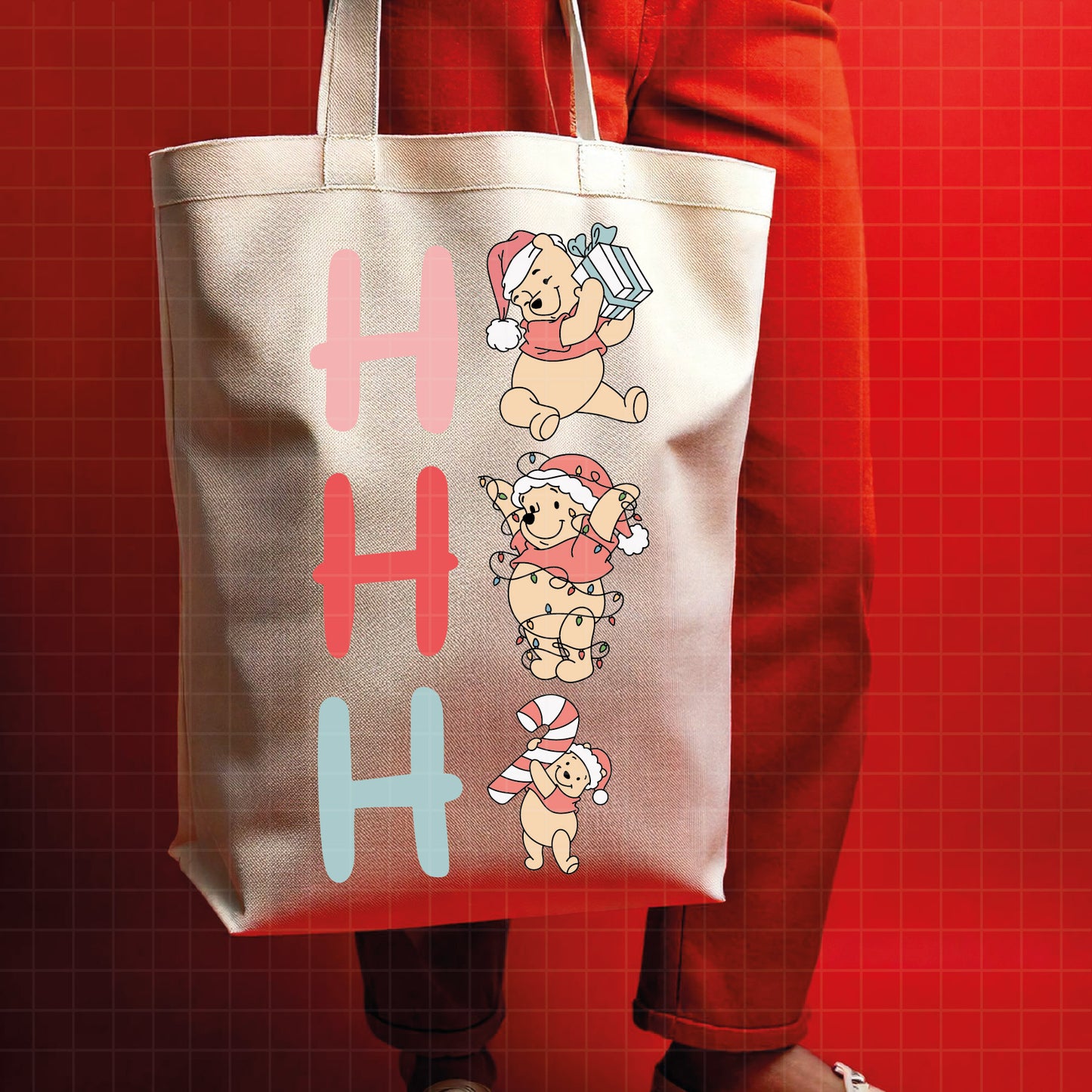 COD4215 - Christmas pooh svg, Winnie Pooh  svg, Winnie Pooh christmas cut file, disney svg, disney christmas svg