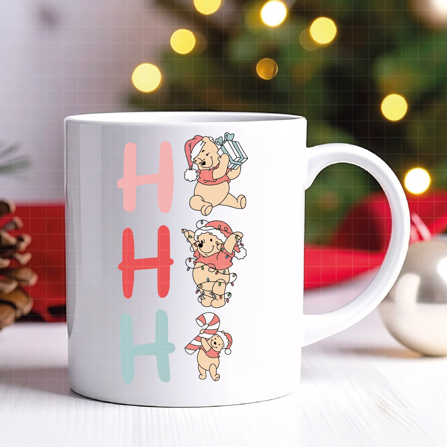 COD4215 - Christmas pooh svg, Winnie Pooh  svg, Winnie Pooh christmas cut file, disney svg, disney christmas svg