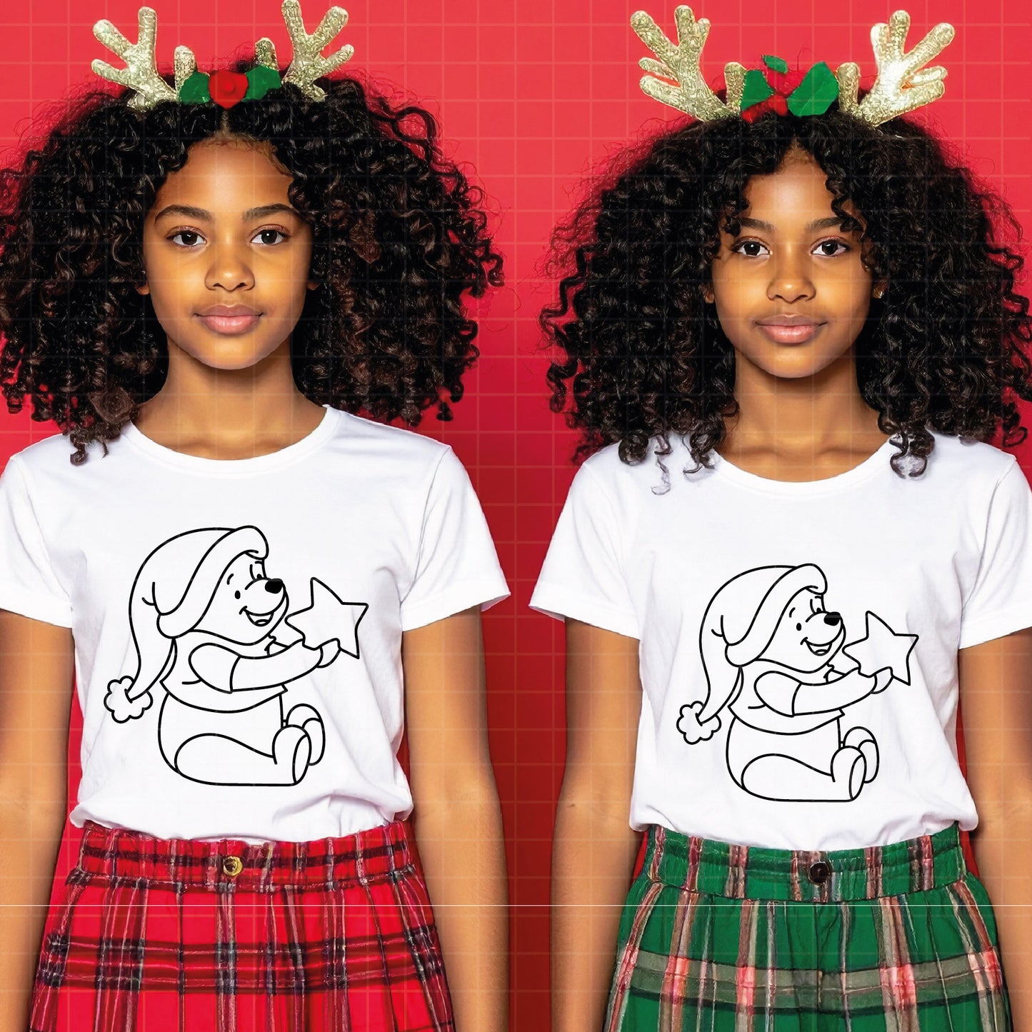 COD4217 - Pooh svg, Winnie Pooh  svg, Winnie Pooh christmas cut file, disney svg, disney christmas svg