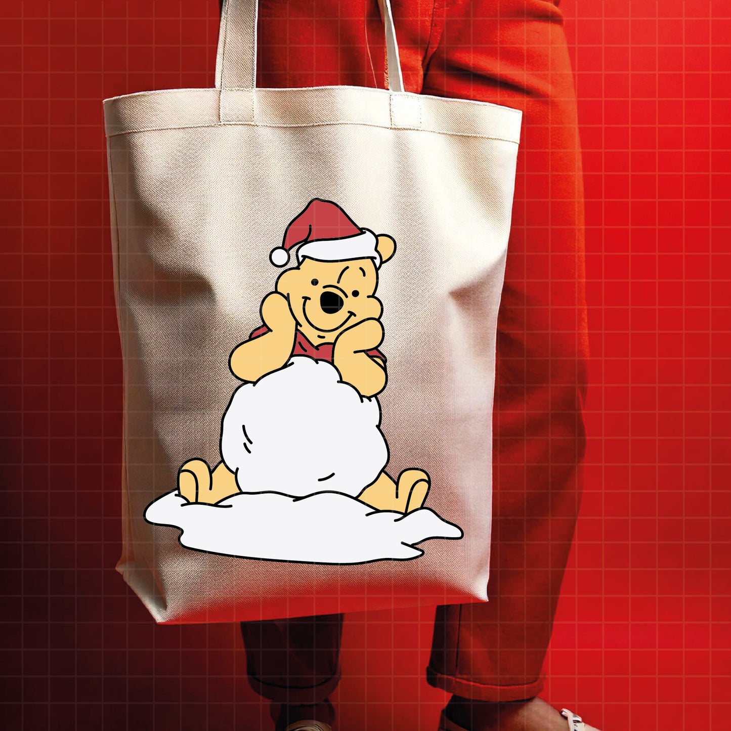 COD4218 - Pooh svg, Winnie Pooh  svg, Winnie Pooh christmas cut file, disney svg, disney christmas svg