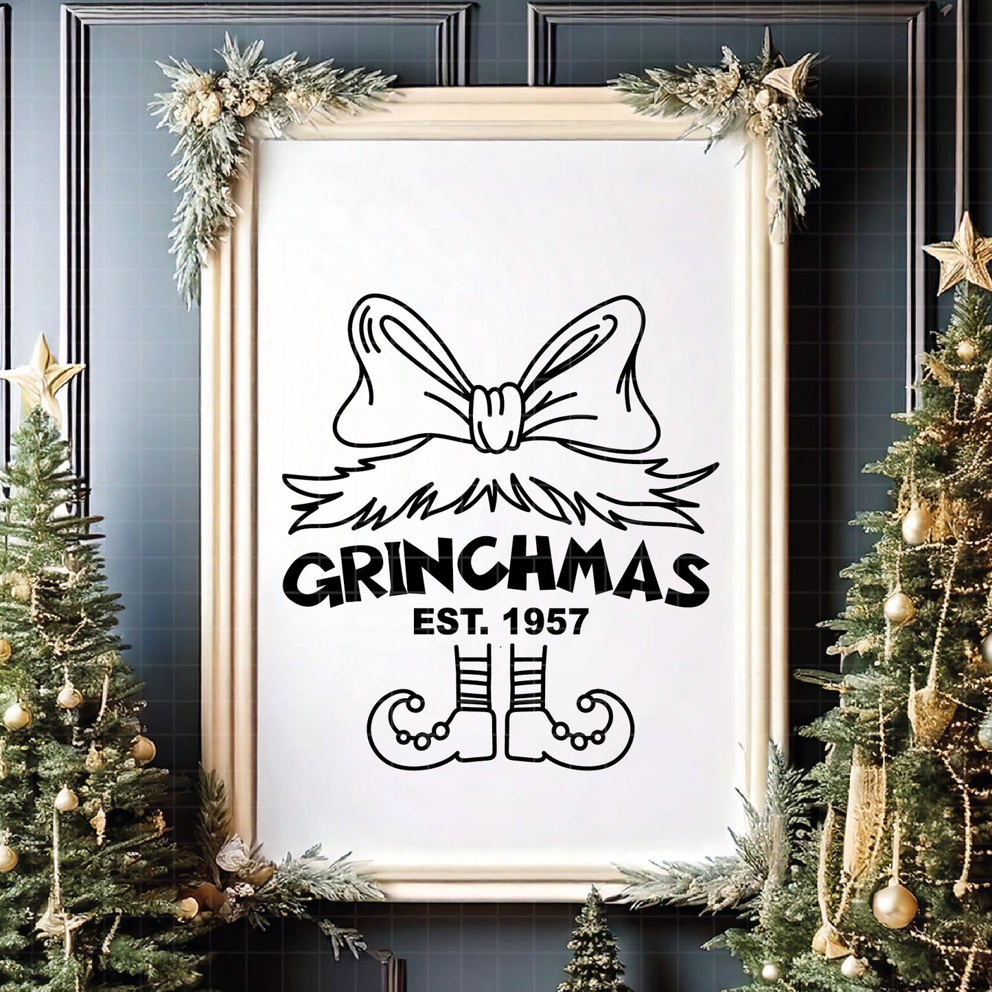 COD4222 - Grinch Face Svg, Green Character svg, Grinch Christmas svg, christmas svg