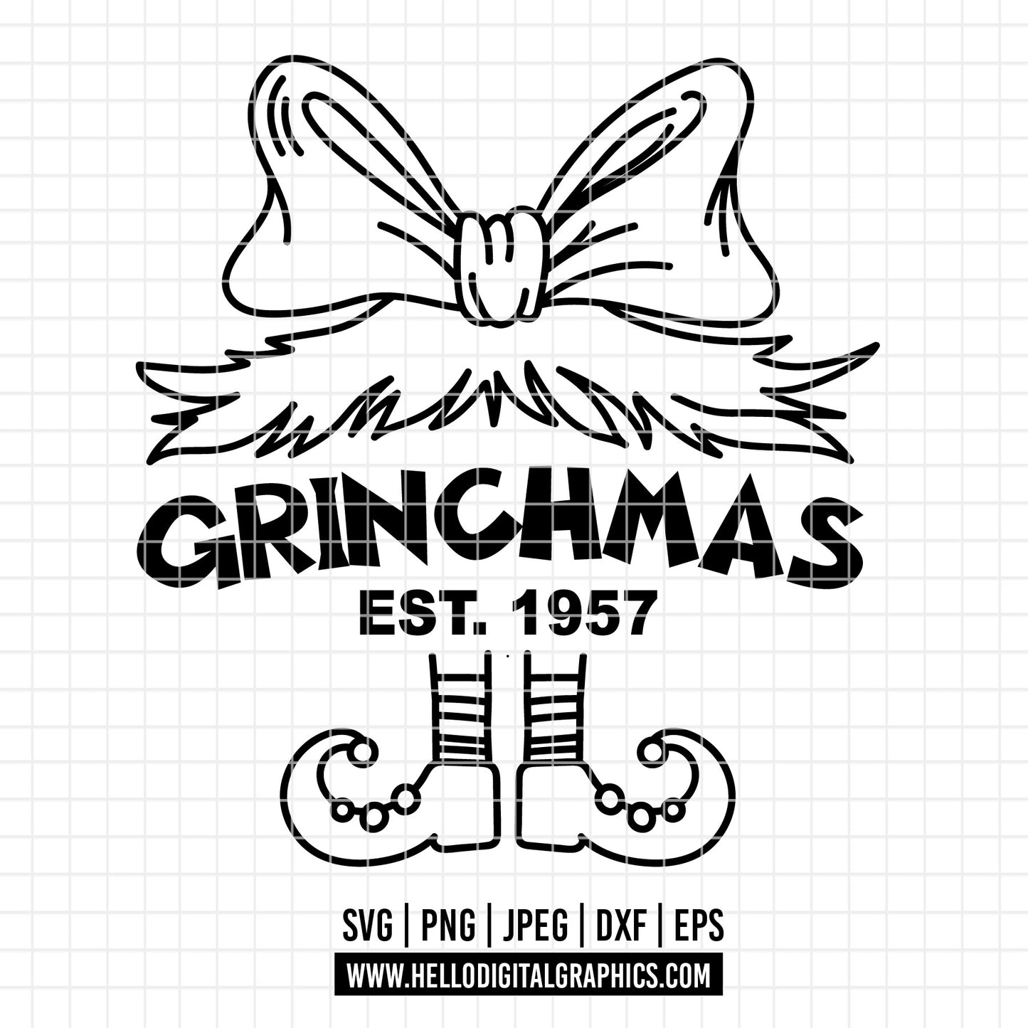 COD4222 - Grinch Face Svg, Green Character svg, Grinch Christmas svg, christmas svg