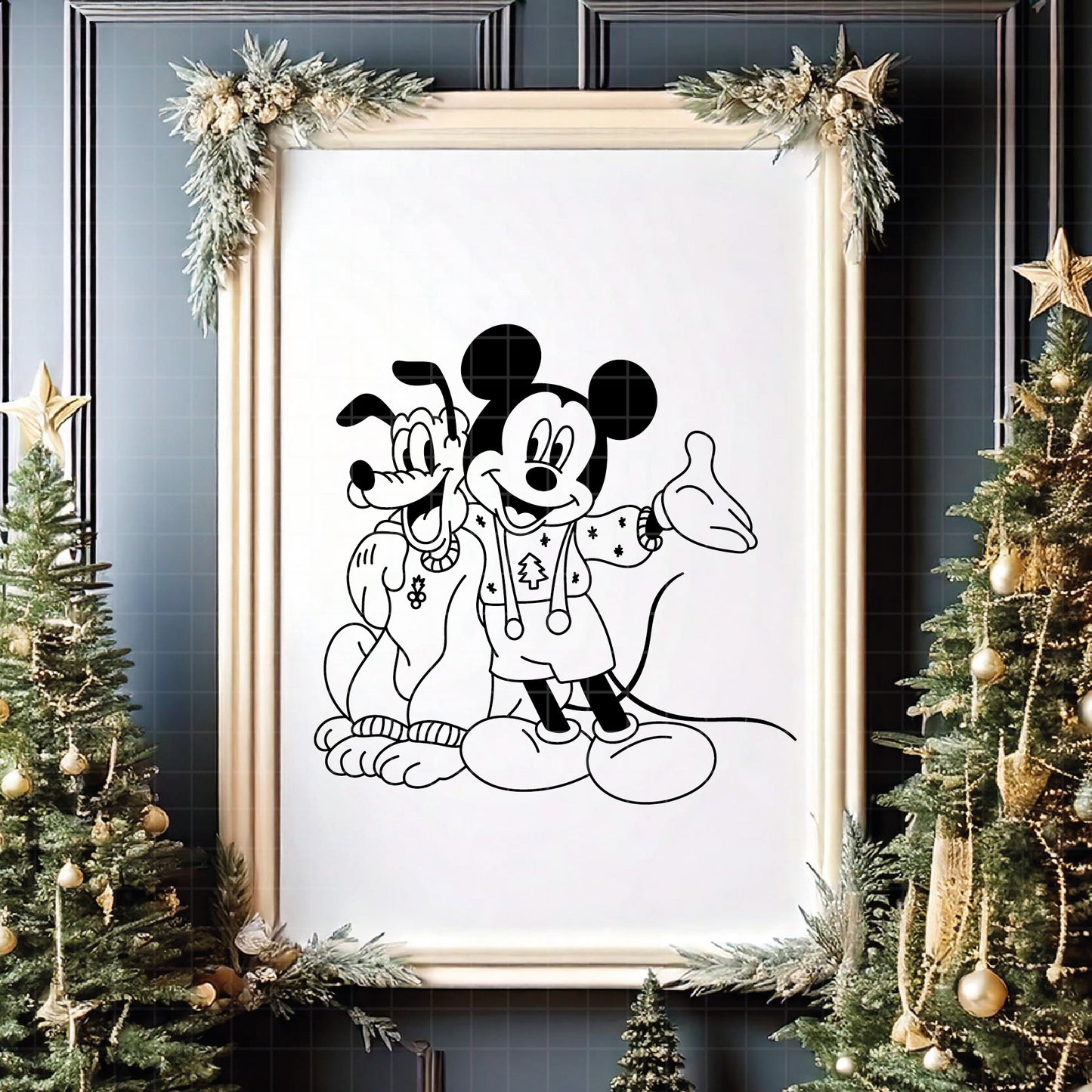 COD4228 - Merry Christmas svg, Mickey mouse svg, Mickey Svg, Disney svg, Disney Christmas svg