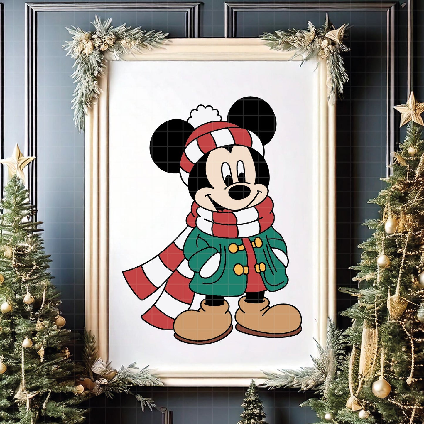 COD4229 - Merry Christmas svg, Mickey mouse svg, Mickey Svg, Disney svg, Disney Christmas svg