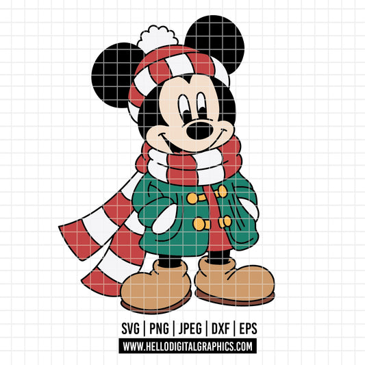 COD4229 - Merry Christmas svg, Mickey mouse svg, Mickey Svg, Disney svg, Disney Christmas svg