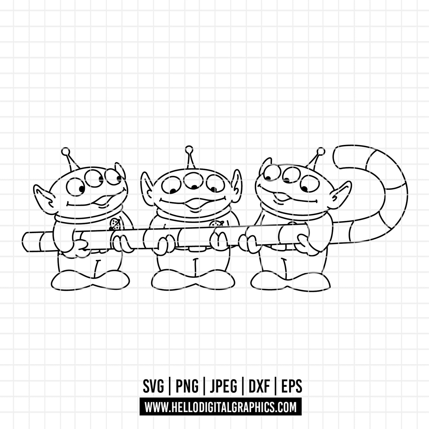 COD4231 - Little Green Men png, Toy Story PNG, Toy Story Clipart, Toy Story SVG
