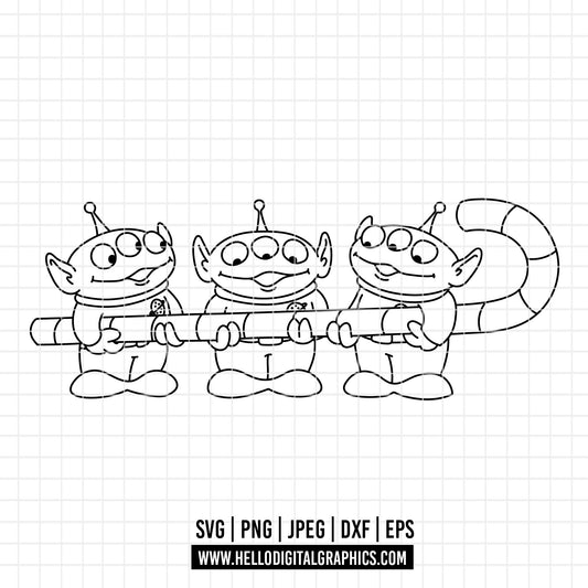 COD4231 - Little Green Men png, Toy Story PNG, Toy Story Clipart, Toy Story SVG
