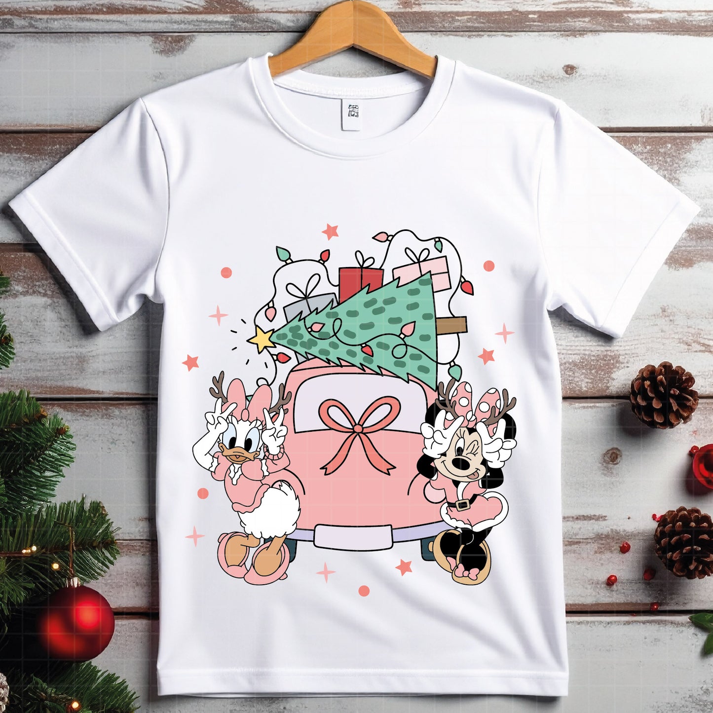 COD4234 - Minnie and daisy christmas svg, Disney svg, mickey svg, minnie svg