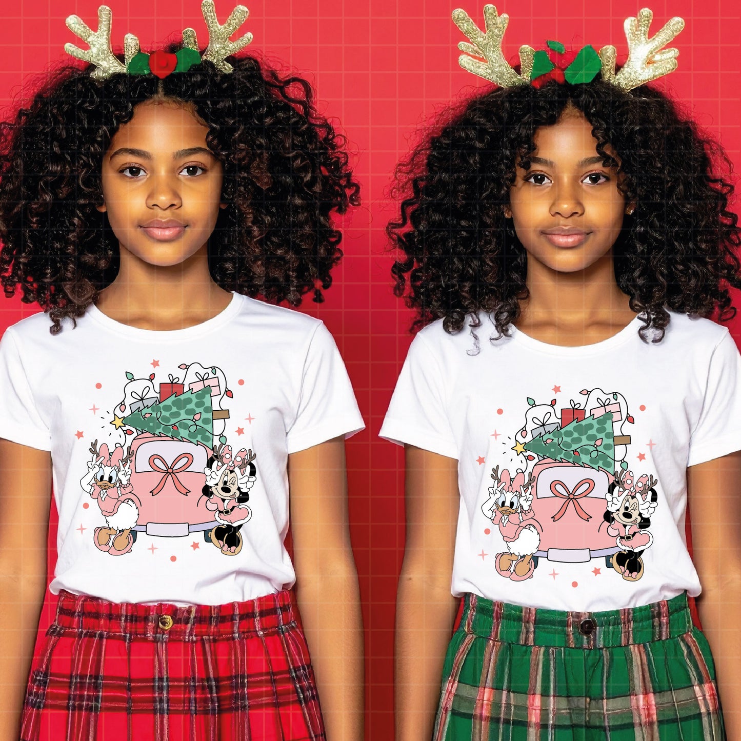 COD4234 - Minnie and daisy christmas svg, Disney svg, mickey svg, minnie svg
