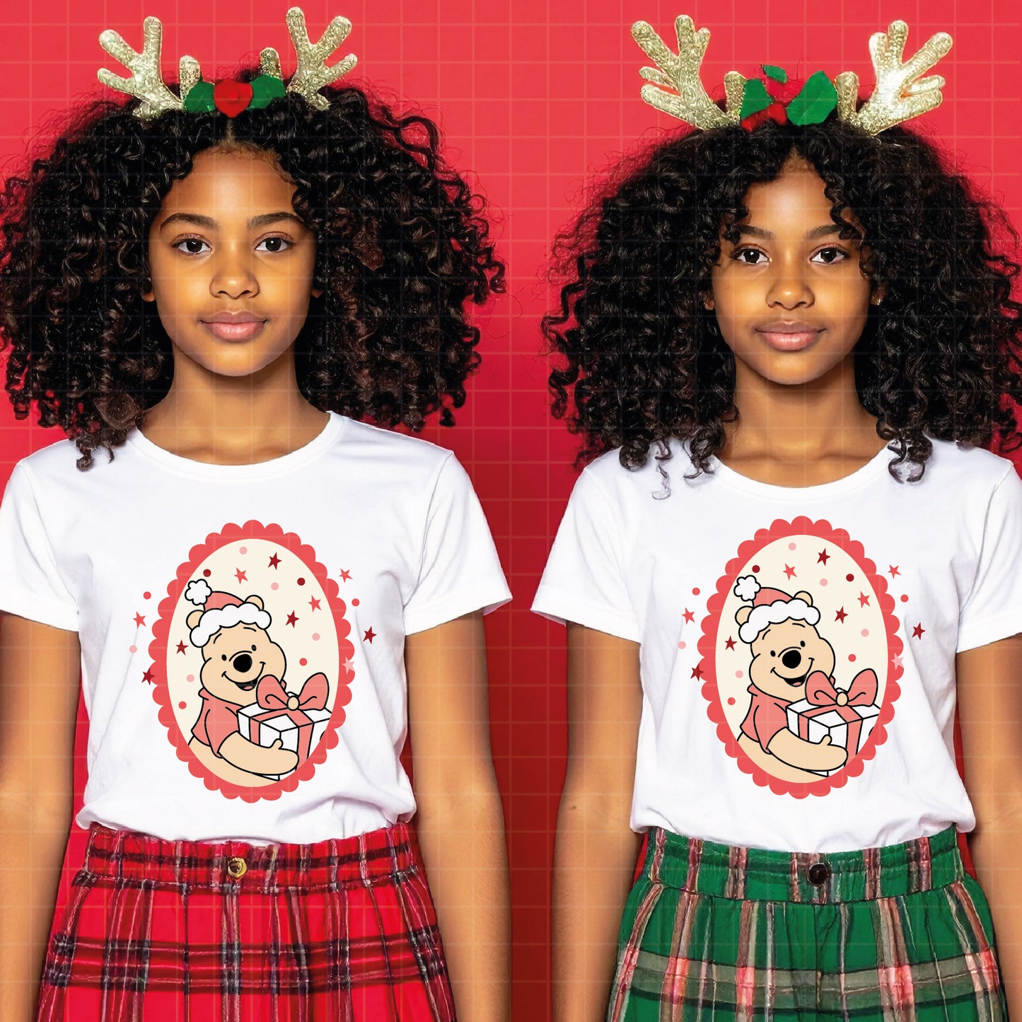 COD4235 - Christmas pooh svg, Winnie Pooh  svg, Winnie Pooh christmas cut file, disney svg, disney christmas svg