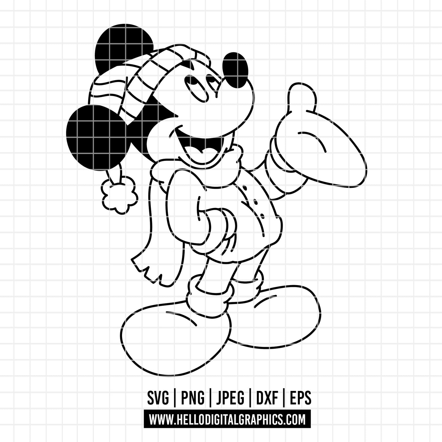 COD4238 - Merry Christmas svg, Mickey mouse svg, Mickey Svg, Disney svg, Christmas svg