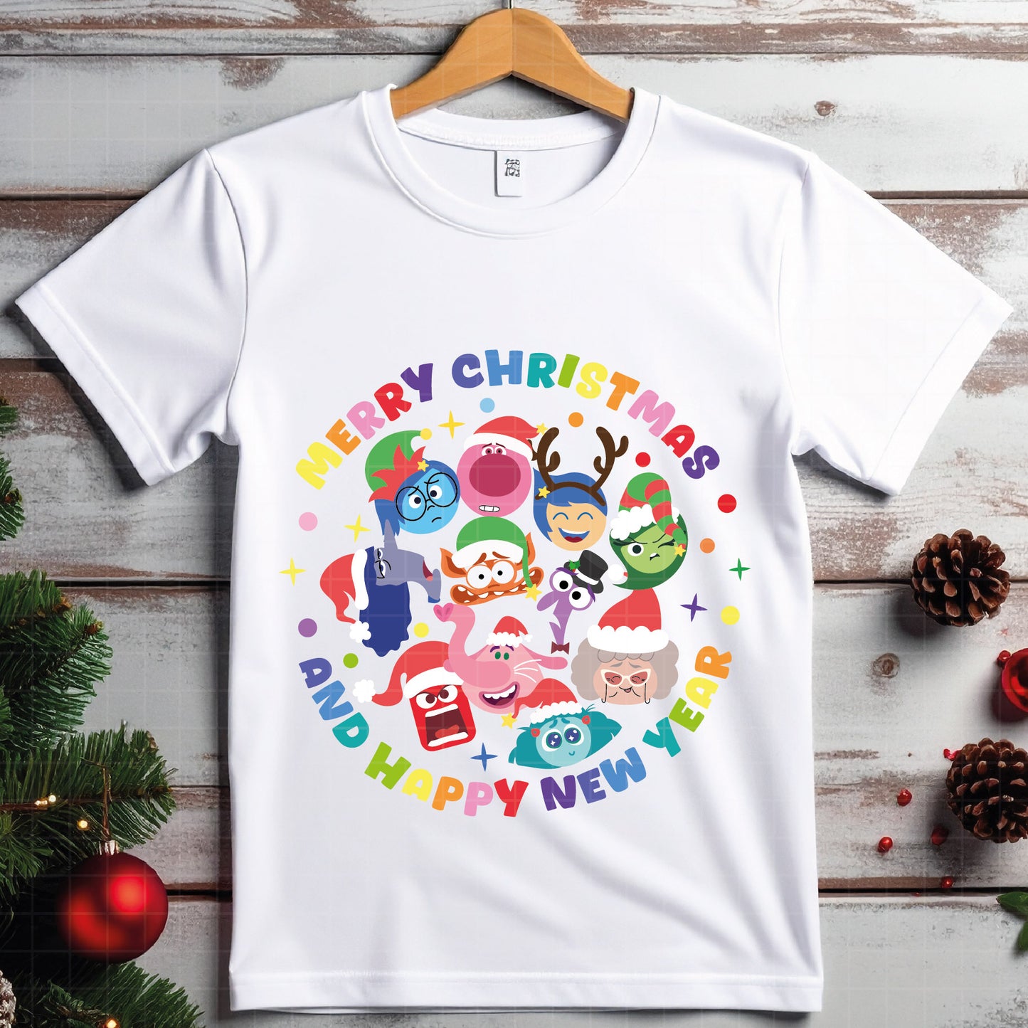 COD4239 - Inside out 2 christmas svg, Anxiety Inside Out 2 svg, Inside Out 2 Clipart, inside out PNG