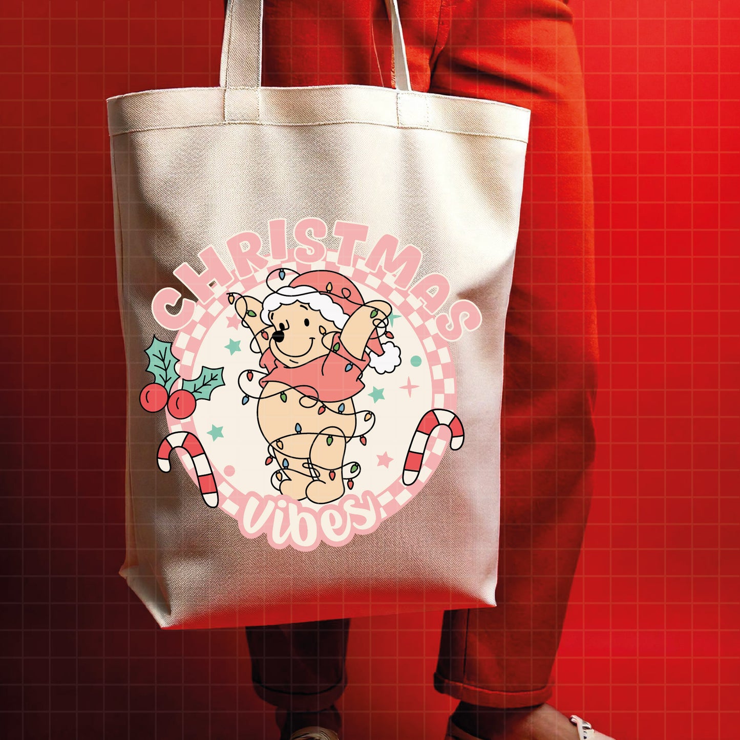 COD4241 - Pooh svg, Winnie Pooh  svg, Winnie Pooh christmas cut file, disney svg, disney christmas svg