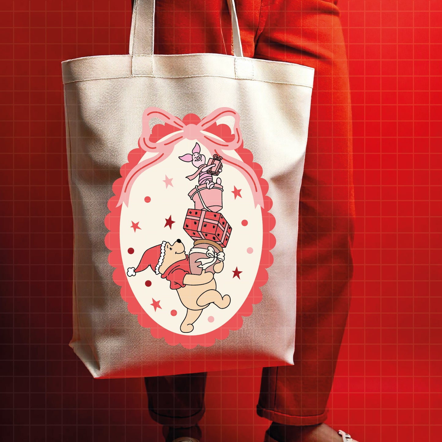 COD4245 - Christmas pooh svg, Winnie Pooh  svg, Winnie Pooh christmas cut file, disney svg, disney christmas svg