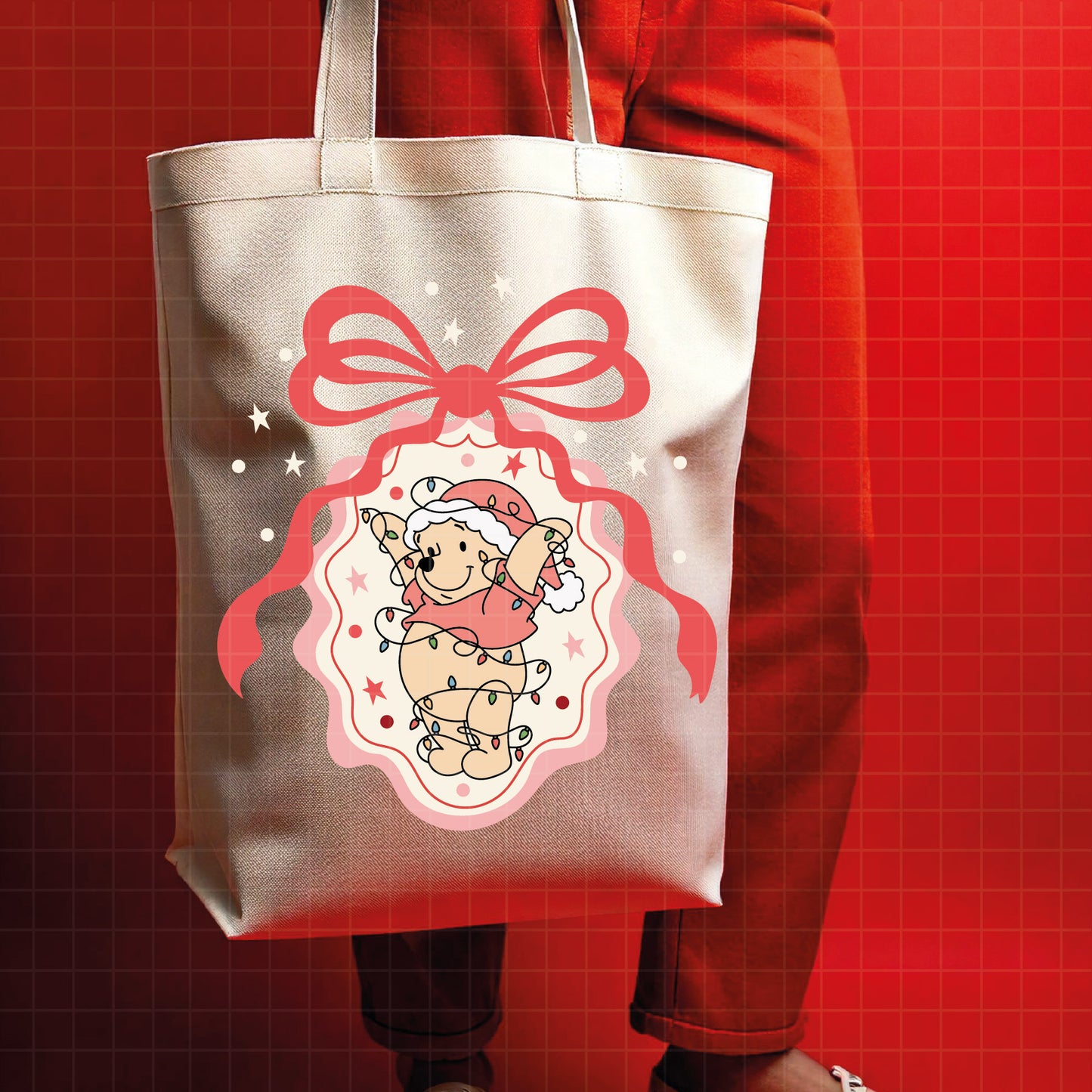 COD4246 - Christmas pooh svg, Winnie Pooh  svg, Winnie Pooh christmas cut file, disney svg, disney christmas svg