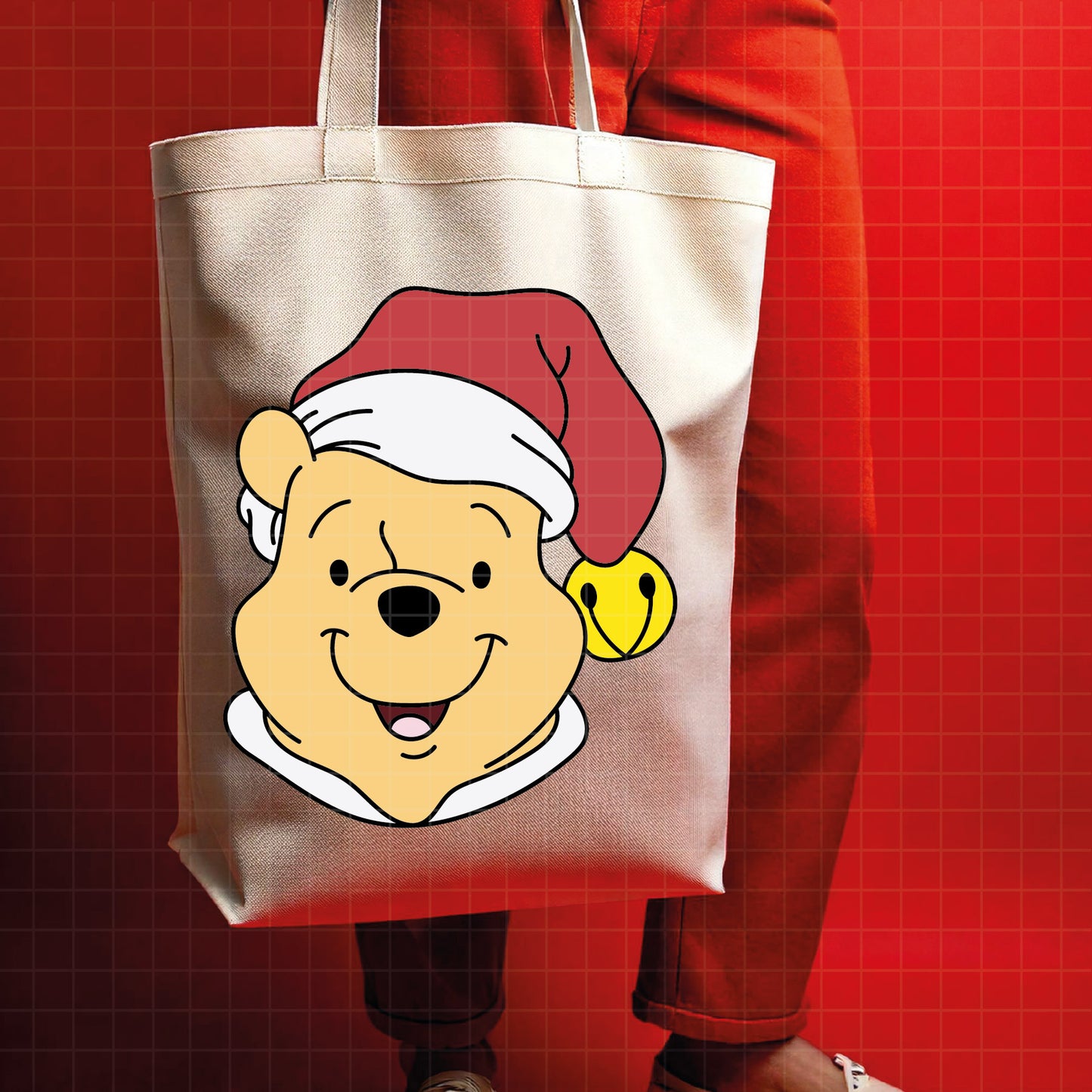 COD4247 - Pooh svg, Winnie Pooh  svg, Winnie Pooh christmas cut file, disney svg, disney christmas svg