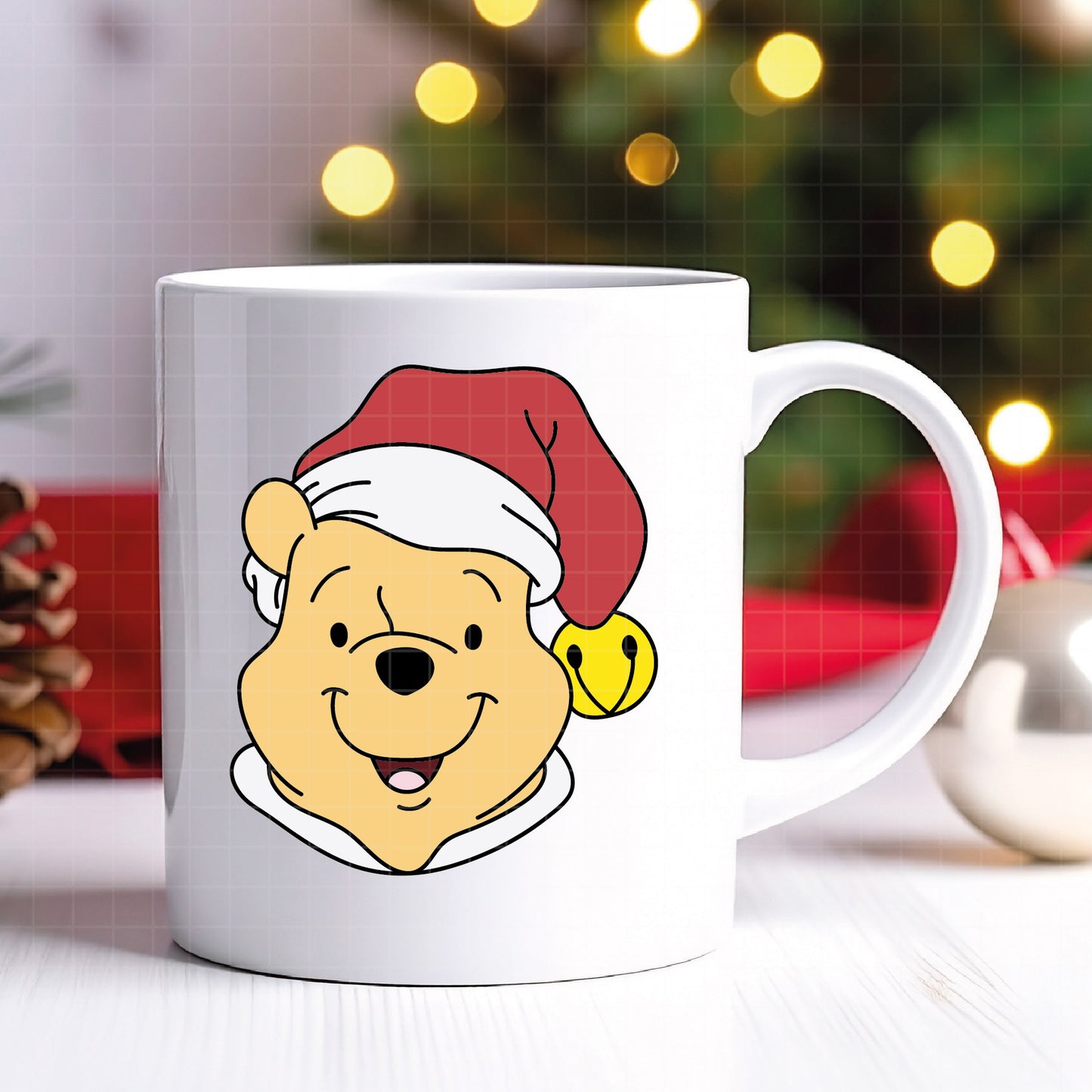 COD4247 - Pooh svg, Winnie Pooh  svg, Winnie Pooh christmas cut file, disney svg, disney christmas svg