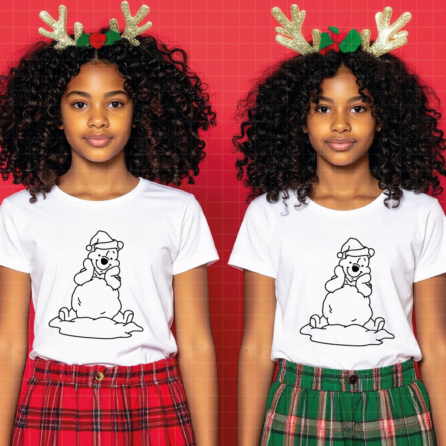 COD4248 - Pooh svg, Winnie Pooh  svg, Winnie Pooh christmas cut file, disney svg, disney christmas svg
