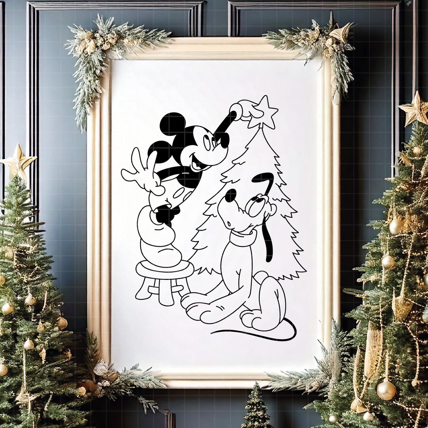 COD4250 - Merry Christmas svg, Mickey mouse svg, Mickey Svg, Disney svg, Christmas svg
