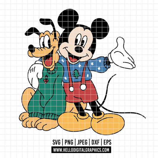 COD4253 - Merry Christmas svg, Mickey mouse svg, Mickey Svg, Disney svg, Christmas svg