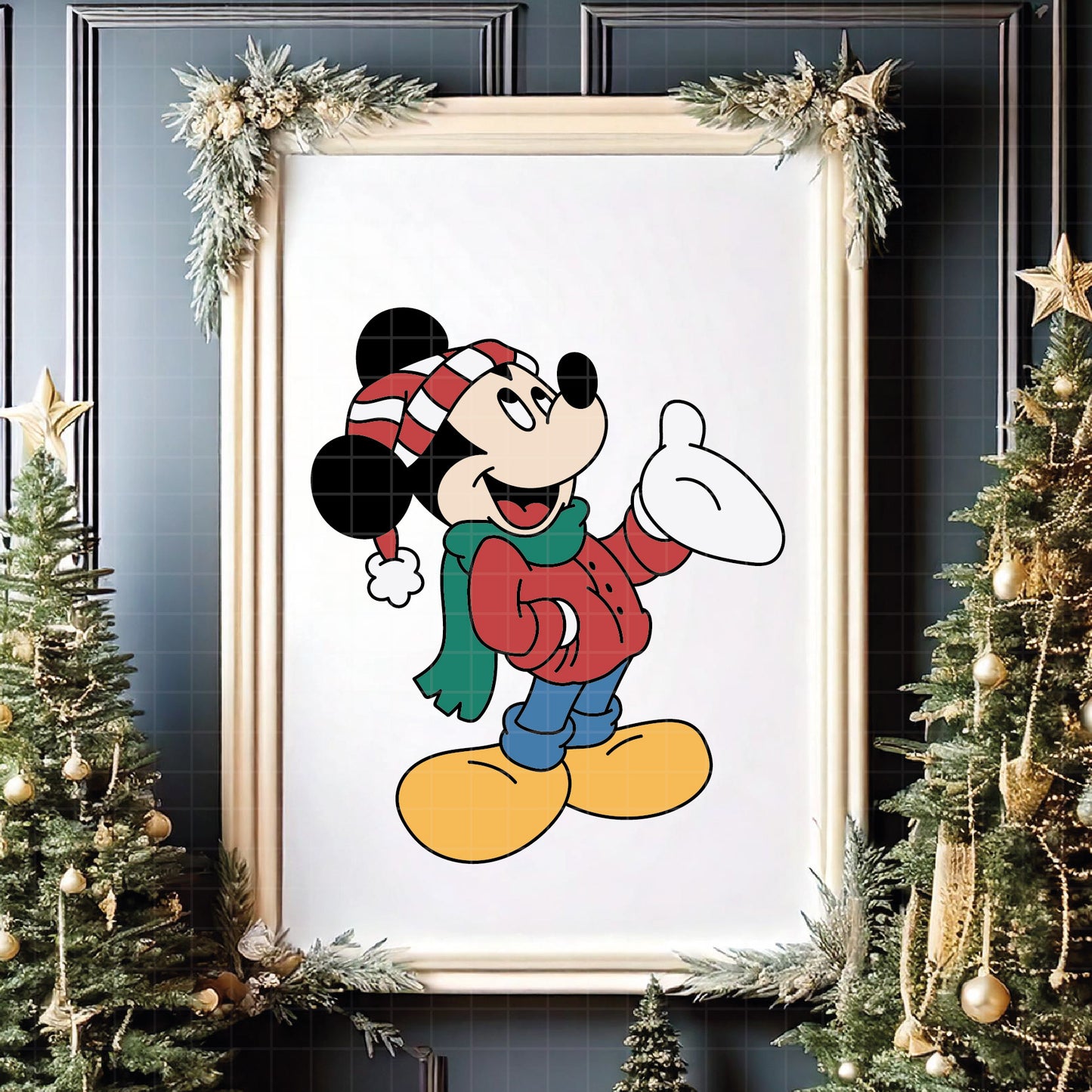 COD4254 - Merry Christmas svg, Mickey mouse svg, Mickey Svg, Disney svg, Christmas svg