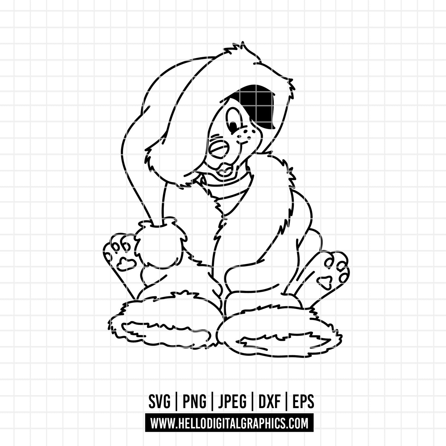 COD4255 - Dalmatian christmas svg, dog svg, 101 dalmatian cut file, puppy outline svg, disney svg