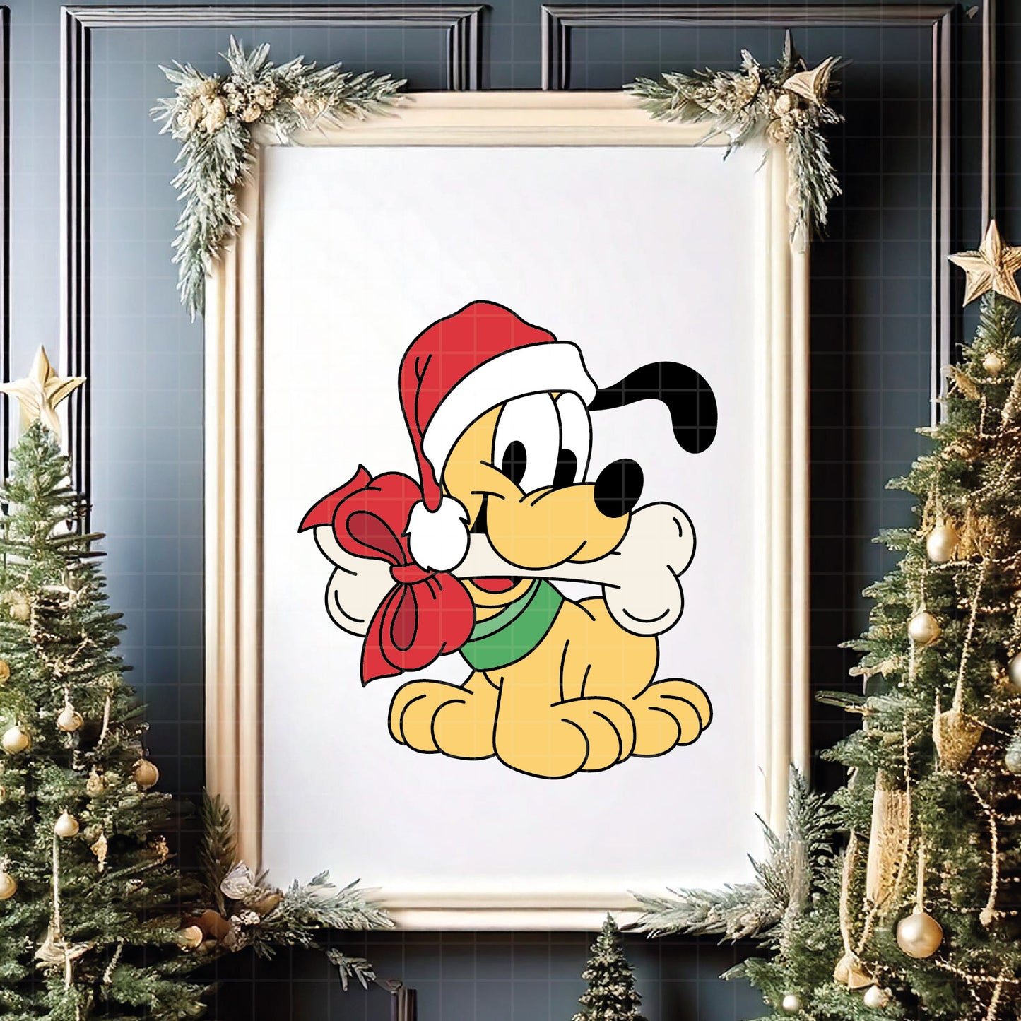 COD4259 - Pluto svg, dog svg, Pluto Silhouette, Cricut, disney svg