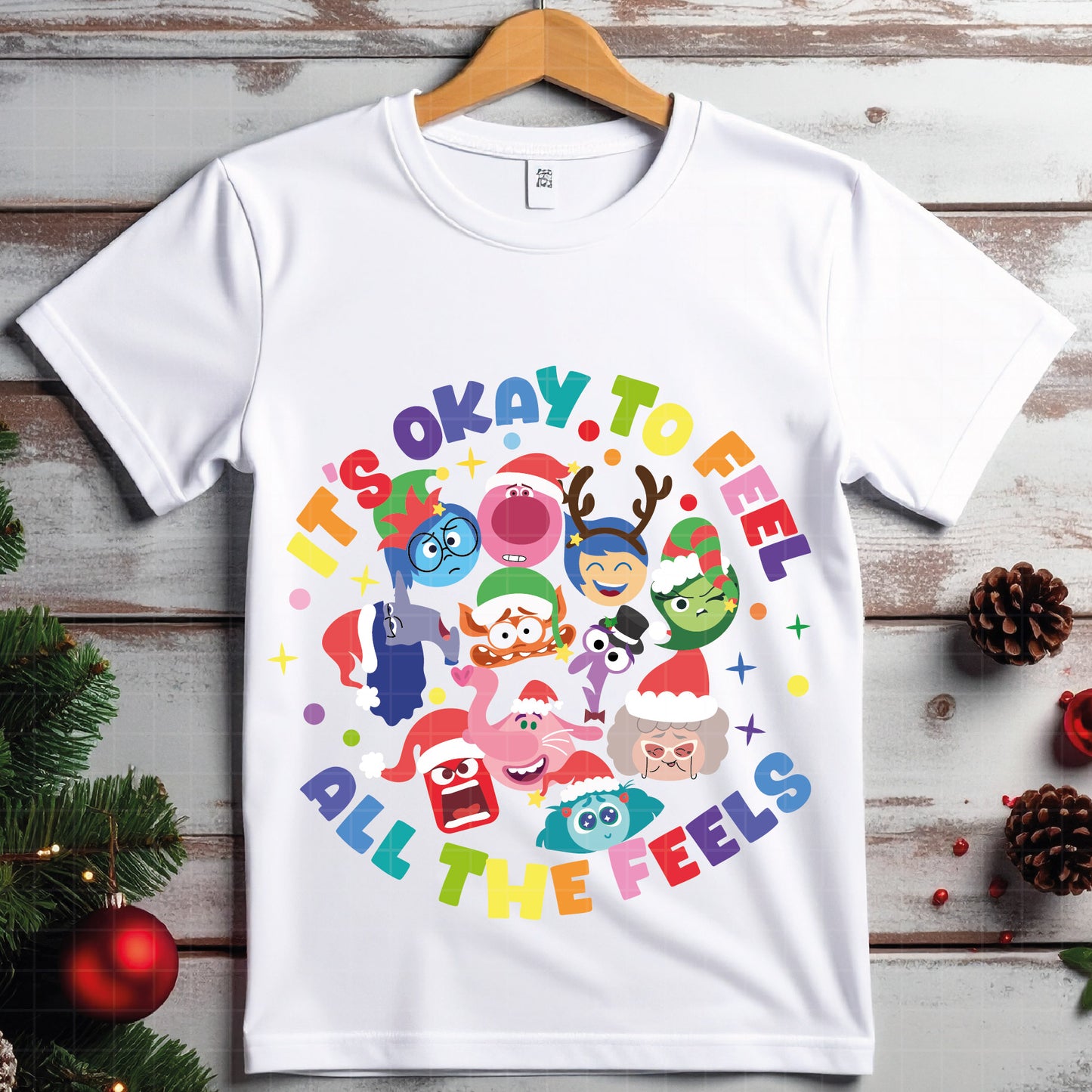 COD4262 - Inside out 2 christmas svg, Anxiety Inside Out 2 svg, Inside Out 2 Clipart, inside out PNG