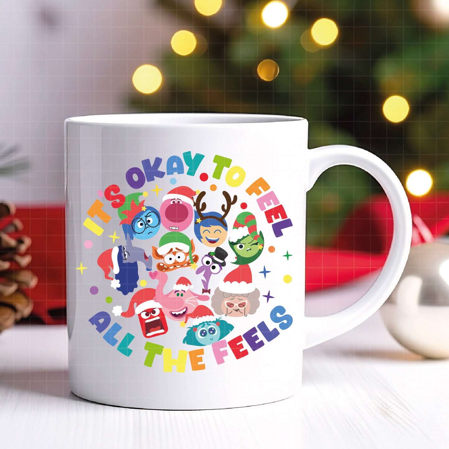 COD4262 - Inside out 2 christmas svg, Anxiety Inside Out 2 svg, Inside Out 2 Clipart, inside out PNG